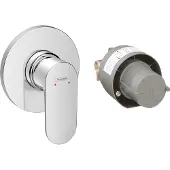Hansgrohe Rebris S ééngreeps douchemengkraan set inbouw, chroom