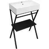 Sapho Ferro ladeblok met wastafel 600x880x420mm