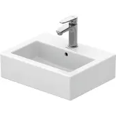 Duravit Vero Fontein - 45x35cm - met overloop - glans wit 0704450000