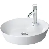 Duravit Cape Cod waskom rond met 1 kraangat zonder overloop Ø48cm wit