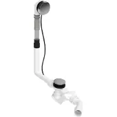 Duravit QUADROVAL afvoer/overloopfitting chroom (Overloop ingesteld)