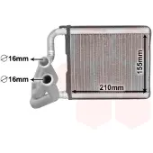 VAN WEZEL 83016701 Kachelradiateur, interieurverwarming