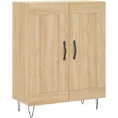vidaXL Dressoir Sonoma eiken 69,5 x 34 x 90 cm