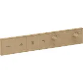 Hansgrohe RainSelect thermostaat inbouw voor 3 functies, Brushed Bronze