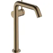 Hansgrohe tecturis s eengreeps wastafelkraan 240 fine coolstart voor waskommen, met afvoerplug, brushed bronze