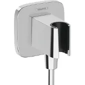 Hansgrohe FixFit Porter E Douchekophouder met doucheslangaansluiting 1/2" glanzend chroom