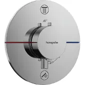Hansgrohe Showerselect Comfort S thermostaat - inbouw - 2 functies - zekerheidscombinatie toepasbaar bad/vul combinatie - chroom 15556000