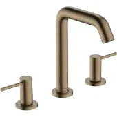Hansgrohe Tecturis S 3-gats wastafelkraan 150 met afvoerplug, Brushed Bronze