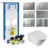 Geberit UP320 Toiletset | BWS Metro 56cm | Sigma Drukplaat