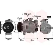 VAN WEZEL 0600K495 Aircopomp