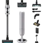 Samsung VS80F28EFP 2-in-1 stofzuiger, droge HEPA, microzakloos, 0,5 L, 770 W, grijs, 2,2 Ah