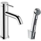 Hansgrohe tecturis s eengreeps wastafelkraan 110 met bidet handdouche en doucheslang 160 cm, chroom
