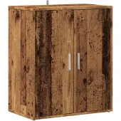 vidaXL Schoenenkast 60x35x70 cm bewerkt hout oud houtkleurig