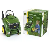 Klein Toys John Deere trekker motorblok - 56 demonteerbare en repareerbare onderdelen - incl. licht- en geluideffecten - 43x40x52,5 cm - groen geel
