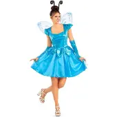 MOM Fairy Woman Costume Blauw S Kinderen