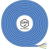 Aisens Netwerkkabel RJ45 Cat.6 UTP - - A135-0662 - 100m - Dca rigid - AWG24 - Blauw