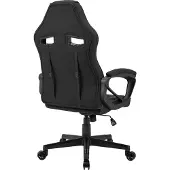 Sense7 Knight Gaming stoel, zwart - Ergonomische bureaustoel, gaming stoel met stoffen bekleding, draaibaar, geschikt voor gamers, PC-gebruik, maximaal draagvermogen 120 kg