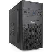 TooQ TQC-4701U3C-B, Mini-tower, PC, Zwart, Micro ATX, Mini-ITX, Staal, 14 cm
