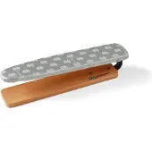 Foppapedretti LoStiramaniche, Strijkplank voor mouwen, Aluminium, Katoen, Polyester, Geschikt voor strijken, Zwart, Grijs, Walnootbruin, Wit, Afbeelding, Grijs, Wit