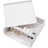 Nanocable Boîte de Connexion pour Tableau Intéractif 10.35.0003 Blanc