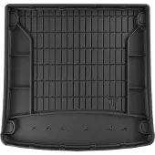 Frogum Organizer - Kofferbakmat - Audi A4 B6 Avant (2000-2004) - Met Anti-slip Vakken - 5cm Hoge Rand - 100% Geurloos