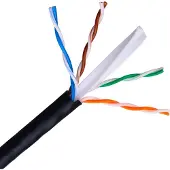 Aisens A135-0263, 100 meter, Cat6, U/UTP (UTP), zwart