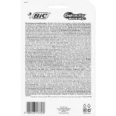 BIC Blister de 6 Stylos-Gel Rétractables Gel-ocity Quick Dry Couleurs Assorties