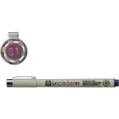 Sakura Pigma Micron 01 pen paars