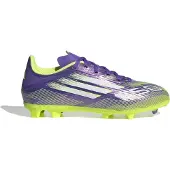Adidas Sportschoen 'F50 League' geel / zilvergrijs / appel / donkerlila