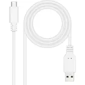 Nanocable USB-kabel NANOCABLE 10.01.2102-W 2 m Wit