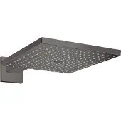 Hansgrohe raindance e hoofddouche 300 1jet ecosmart met douche-arm, brushed black chrome
