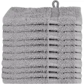 vidaXL Gastendoek SOLUND 10 st Grijs 15 x 21 cm 550 gsm