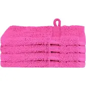 vidaXL Gastendoek SOLUND 4 st Roze 15 x 21 cm 550 gsm