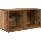 vidaXL Tv-meubelset 72 x 35 x 37 cm Bruin Bewerkt hout