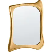 Beliani CONCARNEAU - Wandspiegel - Goud - PU glas/MDF