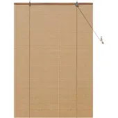 vidaXL Rolgordijn Bruin 100 x 160 cm Bamboe