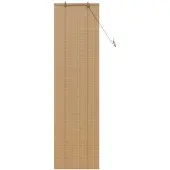 vidaXL Rolgordijn Bruin 60 x 220 cm Bamboe