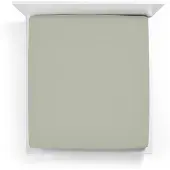 Bella Donna Jersey La Piccola Topperhoeslaken 180x210-220 cm grijsgroen-0633