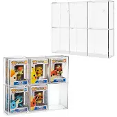 Evoretro Acrylic Case - Funko Pop 6 Slots Display Case