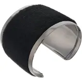 Behave – Armband – Zwart – Gunmetal – Breed – Nikkelvrij – Elegant