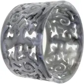 Behave – Armband – Grijs – Acryl – Nikkelvrij – Opengewerkt – Sculpturaal Design