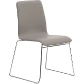 Leyform Bezoekersstoel ZEROS´SE, chroom/grijs