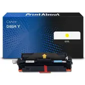 PrintAbout Huismerk Canon 046H Y Toner Geel Hoge capaciteit