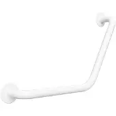 Sapho Handgreep gebogen handicap 40/40 cm wit