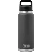 Yeti Coolers - Rambler Bottle Chug Cap - Isoleerfles 1064 ml, zwart/grijs