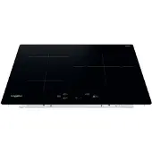 Whirlpool inductiekookplaat 60cm 3 pits 7200w zwart - - wsq1160ne