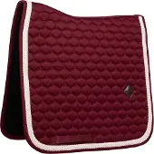 Kentucky Horsewear Horsewear - Zadeldek - Zadeldoek met Gevlochten Koord - Dressuur - bordeaux