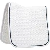 Kentucky Horsewear Horsewear - Zadeldoek glitter rope dressage wit/wit