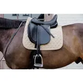 Kentucky Horsewear Horsewear - Zadeldoek onion quilt rubber logo dressuur beige