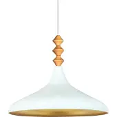 Bamyum Hanglamp E27 Metaal Wit Moderne Lamp